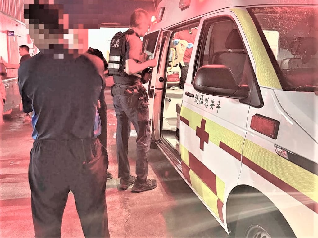工作意外摔落地面　北鎮警與消防合力助送醫