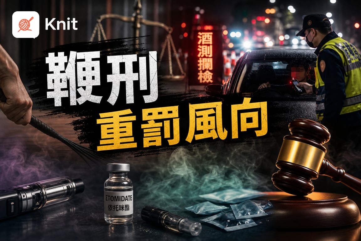 鞭刑真的能讓壞人怕嗎？從毒駕、喪屍菸彈到重罰風向