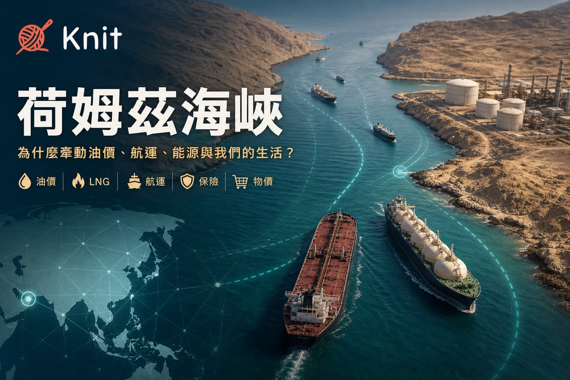 荷姆茲海峽為什麼牽動油價、航運、能源與我們的生活？