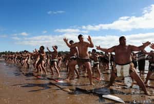 力與美的國慶日  紐西蘭海岸好熱鬧