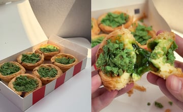 肯德基 × 多力多滋聯名限定「香菜爆擊蛋撻」