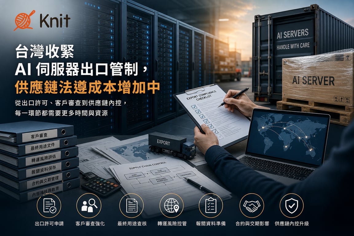 一張許可證背後，是整條供應鏈的法遵帳單
