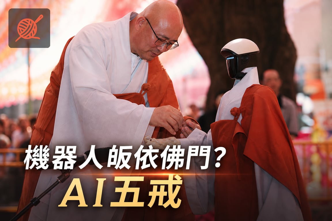 機器人也能皈依佛門？韓國 AI 五戒讓科技走進寺廟