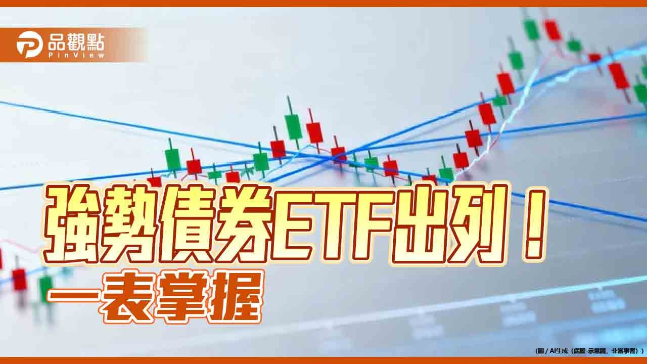 債券ETF績效盤點！2024美國降息以來10強　一表掌握
