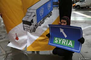 不等敘利亞點頭 聯合國急送救援物資給災民