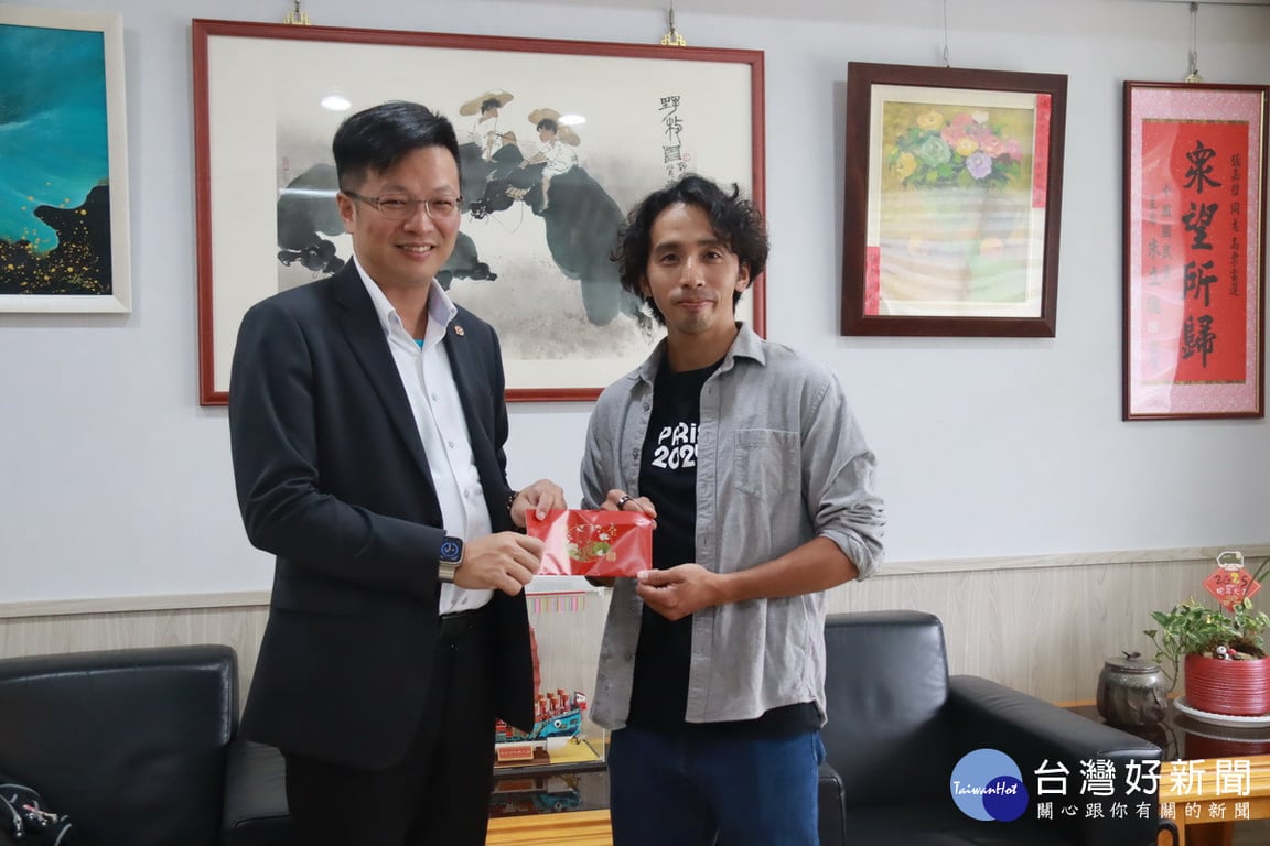 自由車選手盧紹軒114年全國運動會奪銅　投市長張嘉哲接見期許在地任教