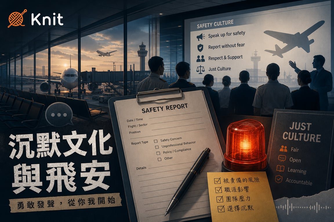 航空業霸凌不只是職場問題：沉默文化如何推高飛安風險