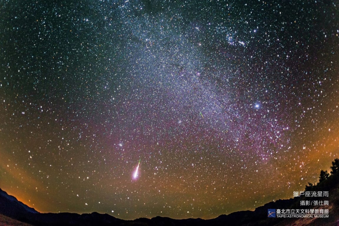 哈雷彗星的秋季贈禮！獵戶座流星雨10/21達極大期　觀賞條件佳