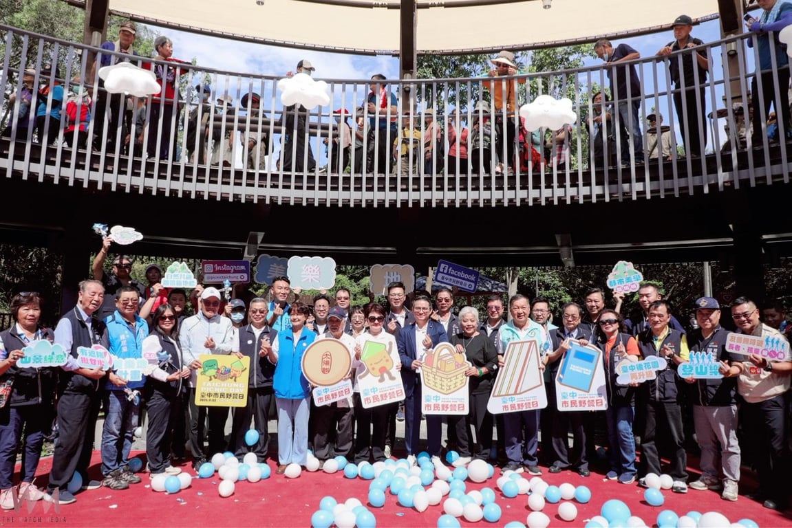 「甜點系地標」打卡亮點　台中大坑觀音亭景觀休憩平台完工啟用