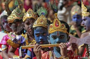 神明生日也愛甜點   印度黑天神慶典