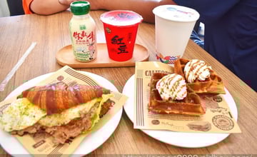 中壢早餐推薦 | 餓了可頌蛋漢堡 平凡中也能不平凡的早餐餐點 吃過讓你難以忘懷