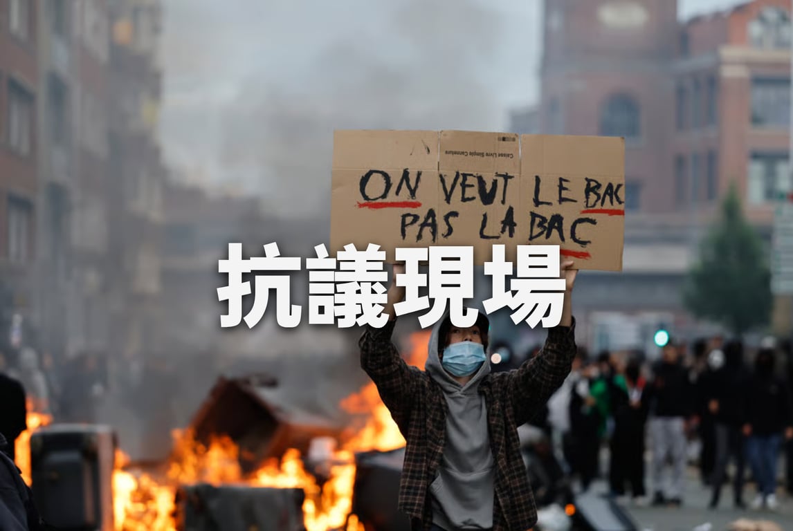 抗議現場