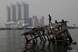 2050年沒入水中  印尼雅加達地層下陷中
