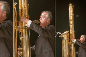 「倍大低音」 300公分的薩克斯風聽起來如何？