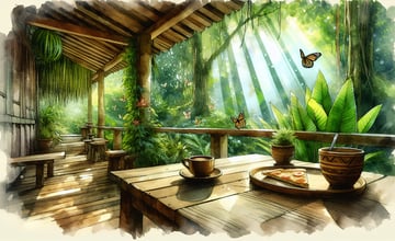 沖繩秘境咖啡廳｜在山林深處享受慢活披薩時光，Cafe Ichara給你滿滿的綠意與好心情