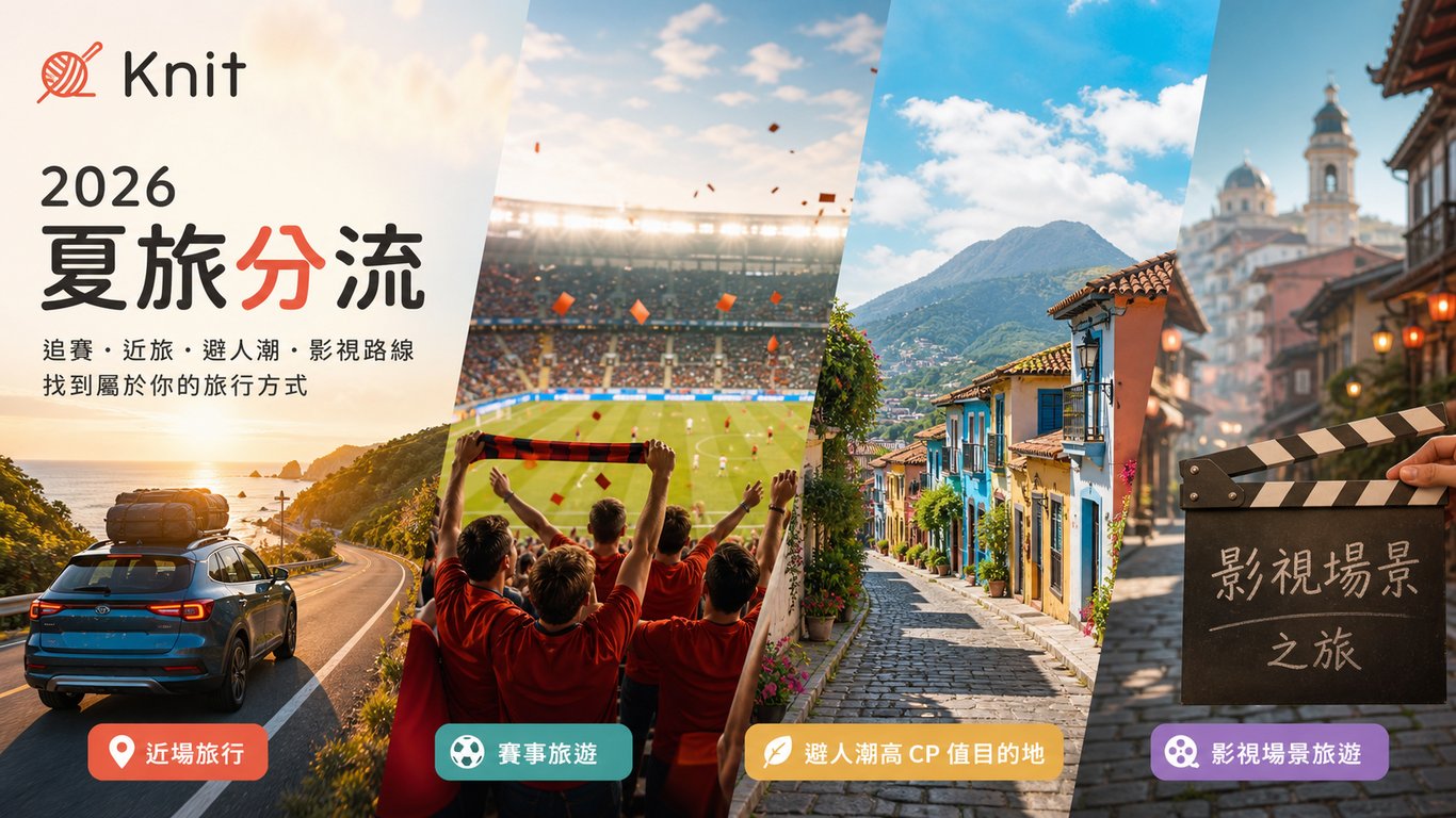 暑假旅行變成選擇題：追熱鬧、避人潮，還是跟著影劇走？