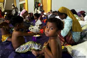 沒水沒食物 350緬甸難民被困海上