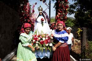 祈求豐年   薩爾瓦多舉辦「棕櫚樹與花節」