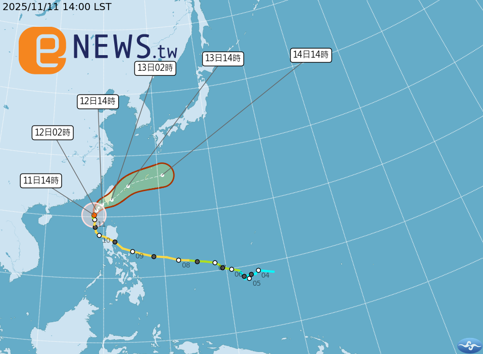 不斷更新／鳳凰颱風逼近！11/12颱風假一次看　11縣市、3鄉鎮停班停課