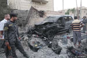 伊拉克連續爆炸案   23死12傷