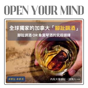 全球獨家的加拿大「腳趾調酒」　腳趾調酒OR象糞琴酒的究極選擇