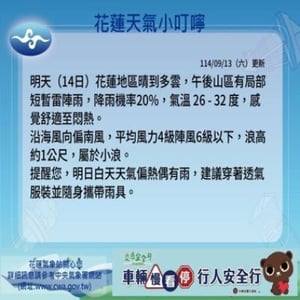 中央氣象署/花蓮氣象站