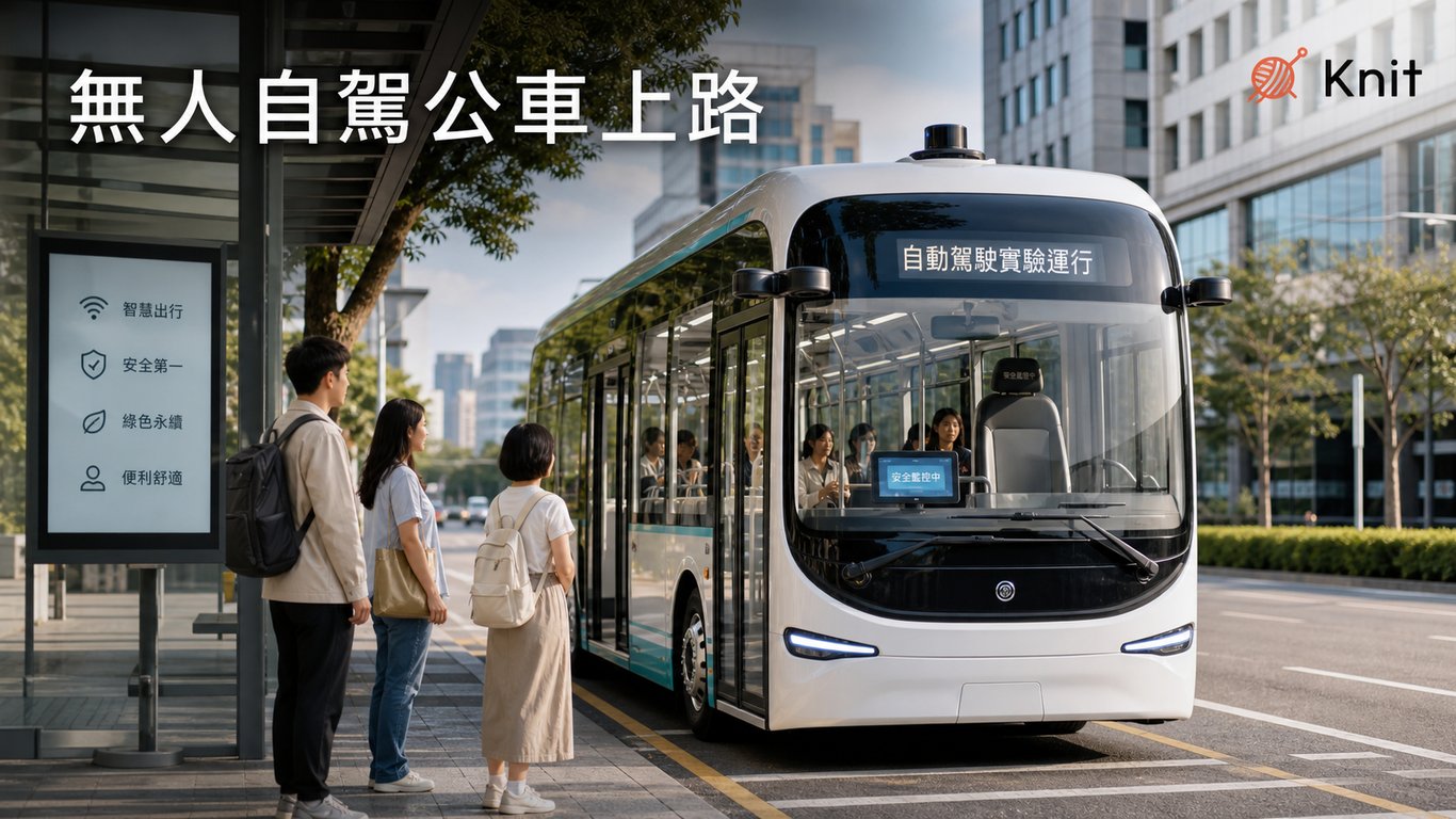無人自駕公車上路，乘客最該問的不是敢不敢坐