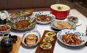 樂蔬 LE SHU 台中漢神洲際店｜漢來X韓國正寬法師攜手打造質感蔬食