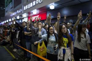 佔中領袖自首並請學生退場   聲明稿：這是對政府無聲控訴