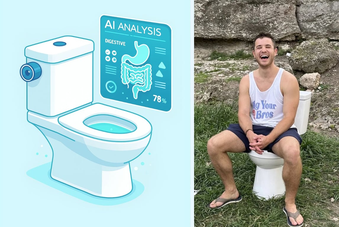 「我從大學就想知道我大便到底多重」工程師做出1.29億募資的AI智慧馬桶，透過排泄物觀察健康