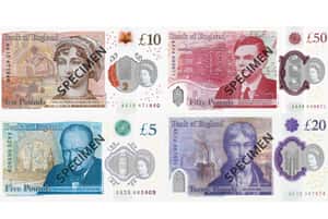 邱吉爾「下台」，英鎊主角換人當！英國宣布紙幣大改版，動植物成為全球趨勢