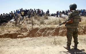 別再來了 土耳其祭出水柱阻敘利亞人入境