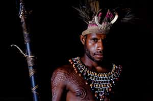 追求鱷魚般的皮膚  巴布亞紐幾內亞部落成年禮