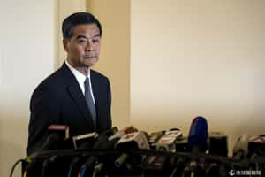 港特首發言惹議 梁振英：窮人不該有太多政治權