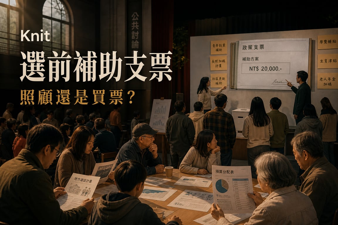 選前補助支票滿天飛：怎麼分辨照顧人民，還是在買選票？