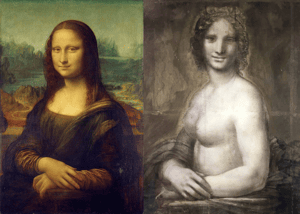 裸體版《蒙娜麗莎》   法國疑似找到達文西素描畫