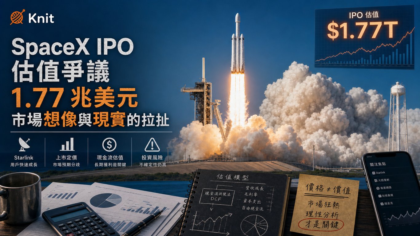 SpaceX真的值1.77兆美元嗎？估值教授為什麼說先別只看火箭夢