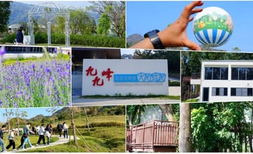 薰衣草森林九九峰園區攻略｜搭全台唯一氦氣球飛上168公尺！門票票價、園區設施美食與搭乘心得(2026)