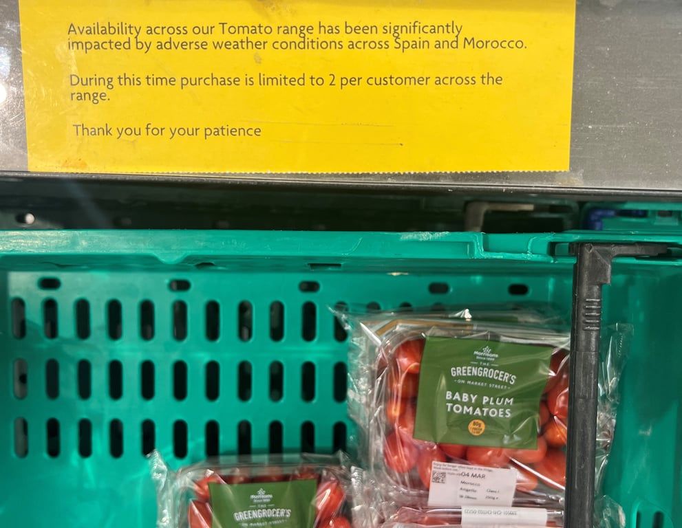 蔬菜短缺、超市限購　英國環境部長：「多吃大頭菜」