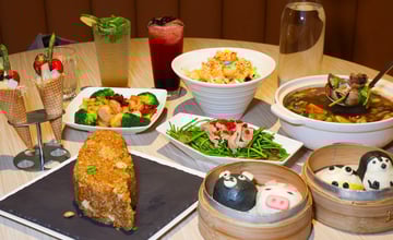 【高雄聚餐推薦】結合創意與台味的新潮台菜，在百貨裡也能吃到澎湃的辦桌菜！必點古早味魷魚螺肉蒜、南臺灣炒飯「高雄叁和院義享店」 - 台南好Food遊