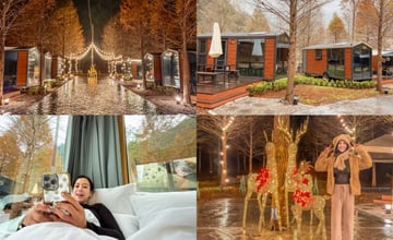 ❤旅宿分享❤【會來尖石溫泉渡假村】新竹尖石露營車推薦｜被落羽松包圍的懶人露營車，在森林裡醒來再去泡溫泉 – ☆╮小方糖 愛分享╭☆