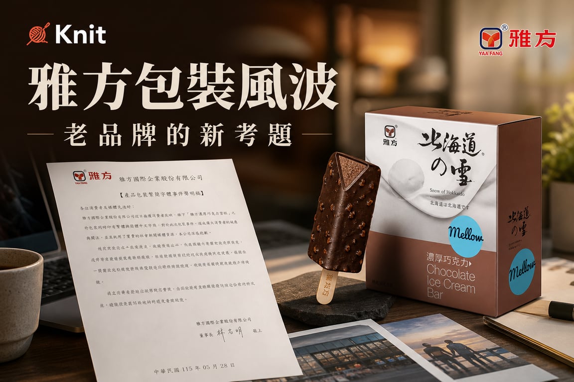 危機還是商機？雅方雪糕包裝風波，老品牌如何把爭議變成信任