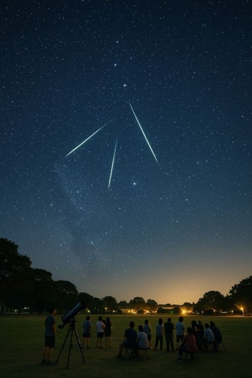 夏季流星雨閃耀銀河　同學農場上演星光秀