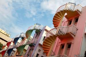 怎麼拍都好看      新加坡武吉士村充滿七彩異國風