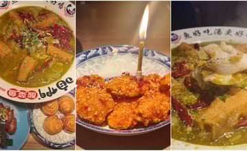 中壢市區必吃的酸菜魚料理｜咱們 酸菜魚，香辣帶勁的口感讓人直呼過癮！重口味愛好者的就是要吃這一味！當週壽星再加碼送炸雞一盤 - 跟著企鵝一起吃