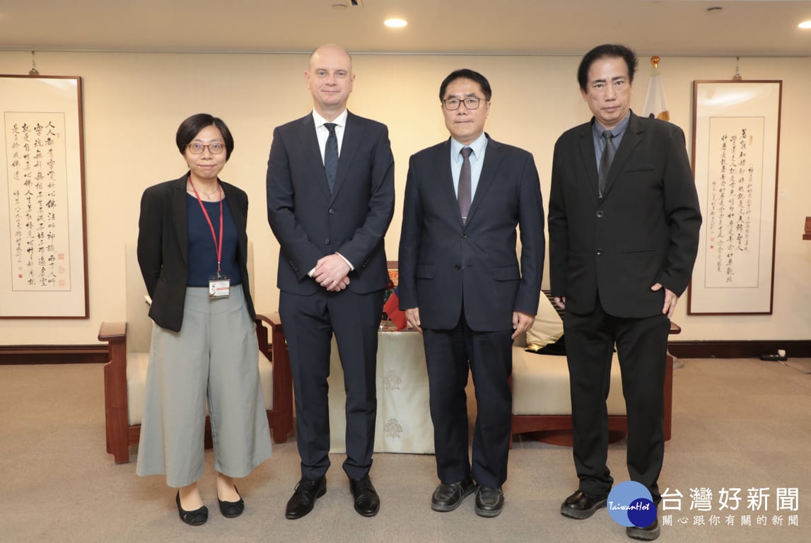 波蘭新任駐台代表拜會黃偉哲　盼台波關係蓬勃發展