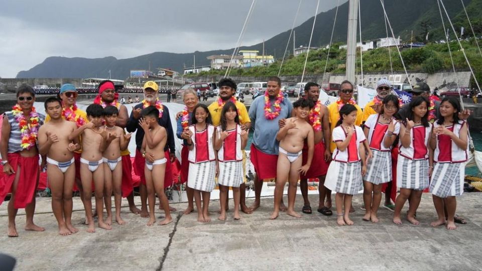 航向母親的島嶼帛琉「無私分享號」抵蘭嶼舊開元港