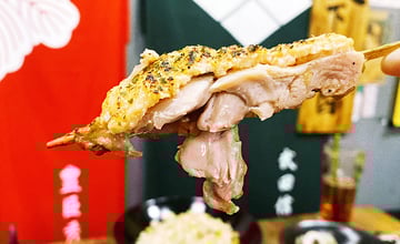 蘆洲居酒屋推薦【京田津居酒屋】明太子雞腿嫩爆汁超猛，蘆洲三民路深夜食堂！備長炭直火串燒，必點自製一夜干、松阪猪西京燒、厚切牛舌，氣氛滿點的蘆洲日式串燒店。