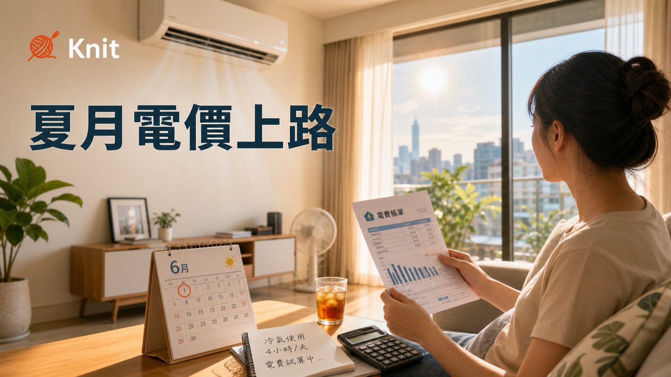 夏月電價今天上路：為什麼冷氣還沒開多久，大家先開始算電費？