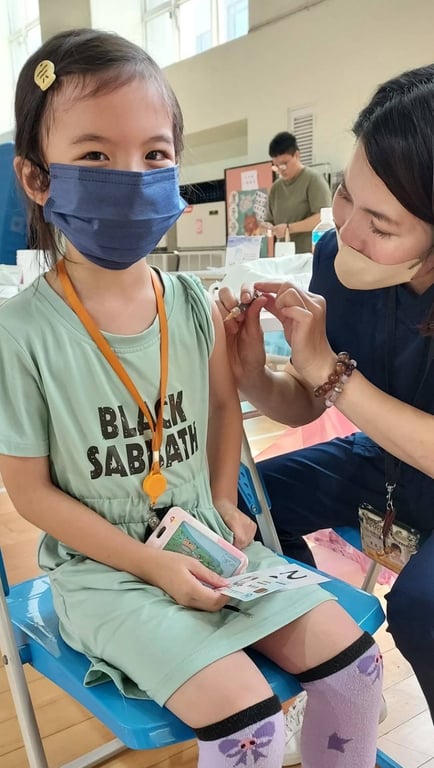 部苗啟動校園流感疫苗接種  攜手學校守護學童健康